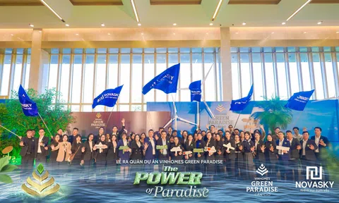 NOVASKY ghi dấu ấn tại Roadshow Vinhomes Green Paradise Cần Giờ, lan tỏa sắc xanh khắp phố phường