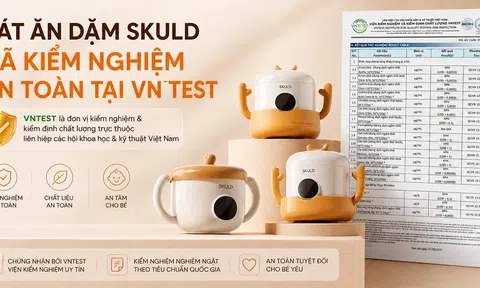 BÁT ĂN DẶM GIỮ NHIỆT THÔNG MINH SKULD ĐƯỢC KIỂM NGHIỆM ĐỘC LẬP TẠI VNTEST VỀ CHẤT LƯỢNG & ĐỘ AN TOÀN