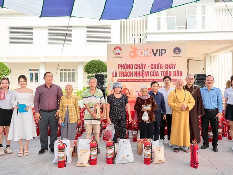 Chương trình: “Phòng cháy chữa cháy là trách nhiệm của toàn dân cùng OKVIP” tại huyện Long Phú