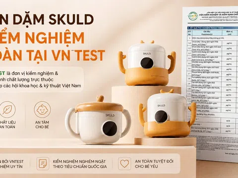 BÁT ĂN DẶM GIỮ NHIỆT THÔNG MINH SKULD ĐƯỢC KIỂM NGHIỆM ĐỘC LẬP TẠI VNTEST VỀ CHẤT LƯỢNG & ĐỘ AN TOÀN