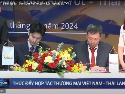 VTV1 đưa tin Tập đoàn ST Kingdom ưu tiên thu hút nhà đầu tư Việt Nam tại dự án Sân bay Sam Roi Yot