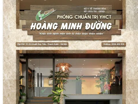 Phòng Chuẩn trị Y học Cổ truyền Hoàng Minh Đường: Địa điểm chăm sóc sức khỏe giữa Trung tâm Hà Nội
