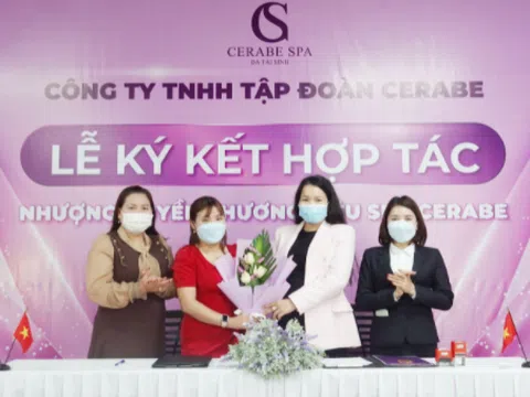 Lễ kí kết hợp tác toàn diện giữa Chuỗi nhượng quyền thương hiệu Spa Cerabe và Chủ Spa Nguyễn Thị Hồng