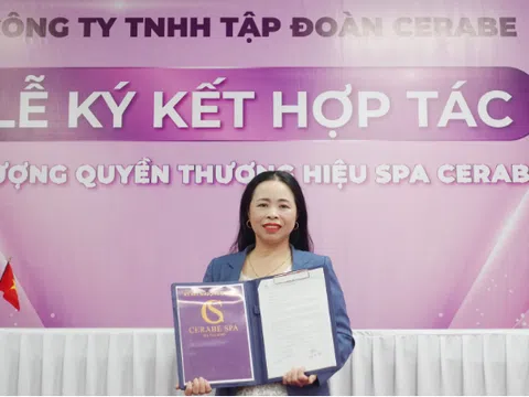 Lễ kí kết hợp tác toàn diện giữa Chuỗi nhượng quyền thương hiệu Spa Cerabe và Chủ Spa Ngô Tuyết