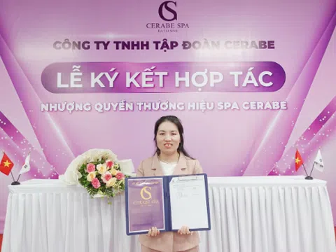 Lễ ký kết hợp tác giữa Chuỗi nhượng quyền thương hiệu Spa Cerabe và Tân chủ Spa Ma Thị Loan 