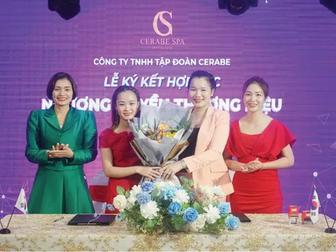 Ký kết nhượng quyền Spa Cerabe với CEO Hoàng Thị Hà