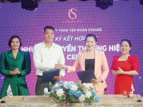 Ký kết nhượng quyền Spa Cerabe với CEO Bùi Công Chính