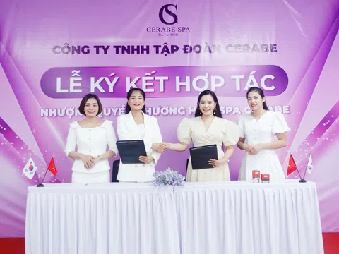 Tân giám đốc Trương Thị Kim Dung ký kết hợp tác mở Spa Cerabe