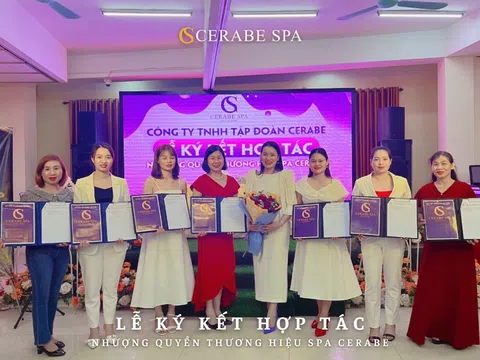 Ngày 28/10/2022 Cerabe Spa diễn ra lễ ký kết với 7 giám đốc Spa Cerabe