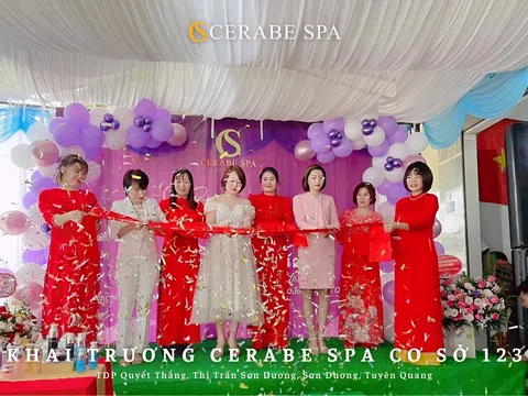 Khai trương Cerabe cơ sở 123 của giám đốc spa Lê Thị Hải Yến