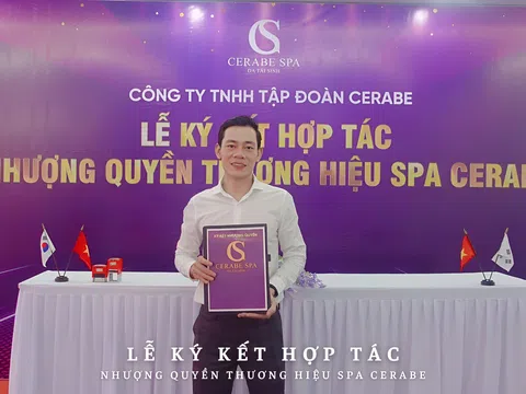 Cerabe Spa ký kết nhượng quyền với tân giám đốc spa Đào Văn Cường