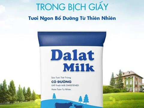 Lần đầu tiên Dalatmilk ra mắt Sữa tươi tiệt trùng