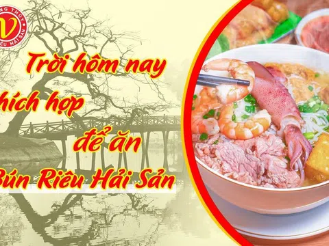 Bún riêu hải sản Vương Thủy thơm ngon đúng vị