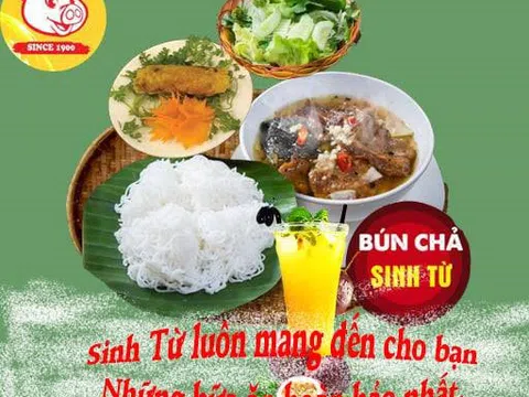 Bún chả Sinh Từ - là những bữa ăn hoàn hảo nhất.