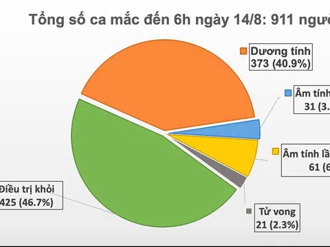 Thêm 6 ca mắc mới COVID-19 ở Hải Dương, Quảng Nam, Việt Nam có 911 bệnh nhân