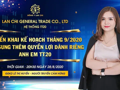 Lê Huyền – Top 4 nhà lãnh đạo xuất chúng Đông Y Lan Chi tháng 8/2020