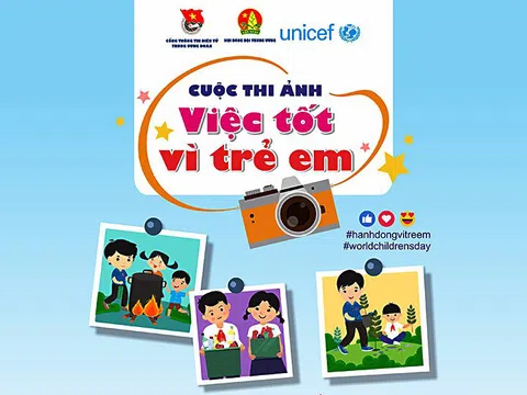 Phát động thi ảnh "Việc tốt vì trẻ em"