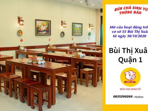 Bún chả sinh từ Bùi Thị Xuân - Quận 1 hoạt động trở lại