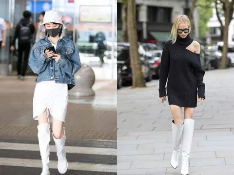 ‘White boots’ - gợi ý 3 cách để mặc đơn giản và đẹp