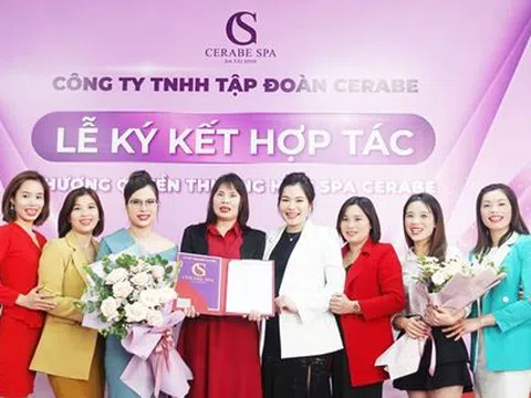 Lễ ký kết hợp tác giữa Chuỗi nhượng quyền thương hiệu Spa Cerabe và Tân chủ Spa Nguyễn Hiền