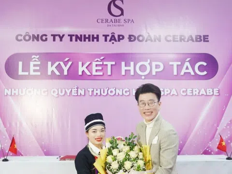 Lễ kí kết hợp tác toàn diện giữa Chuỗi nhượng quyền thương hiệu Spa Cerabe và Chủ Spa Đặng Thị Hồng