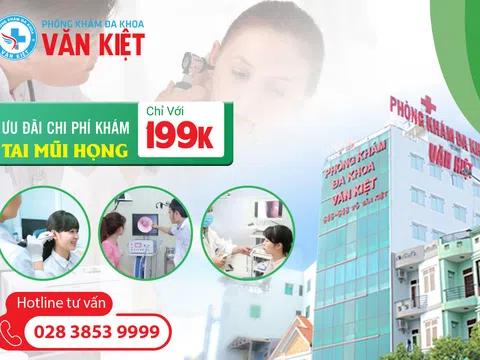 Phòng khám đa khoa 646 Võ Văn Kiệt ưu đãi gói khám tai mũi họng 199k