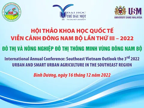 Sắp diễn ra Hội thảo khoa học Quốc tế về Phát triển Nông nghiệp đô thị thông minh tại vùng Đông Nam Bộ