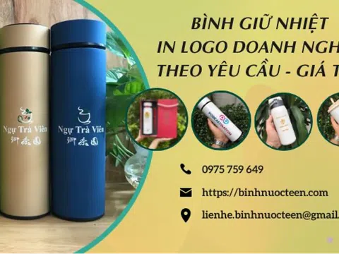 Bình Giữ Nhiệt In Logo - Giải Pháp Quảng Cáo Giúp Tiết Kiệm Chi Phí Hiệu Quả