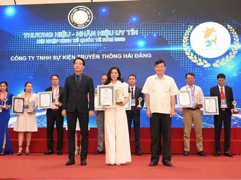 “Hai Dang Media Events” vinh dự nhận giải thưởng “Top 10 Thương hiệu – nhãn hiệu uy tín – Hội nhập kinh tế quốc tế năm 2023